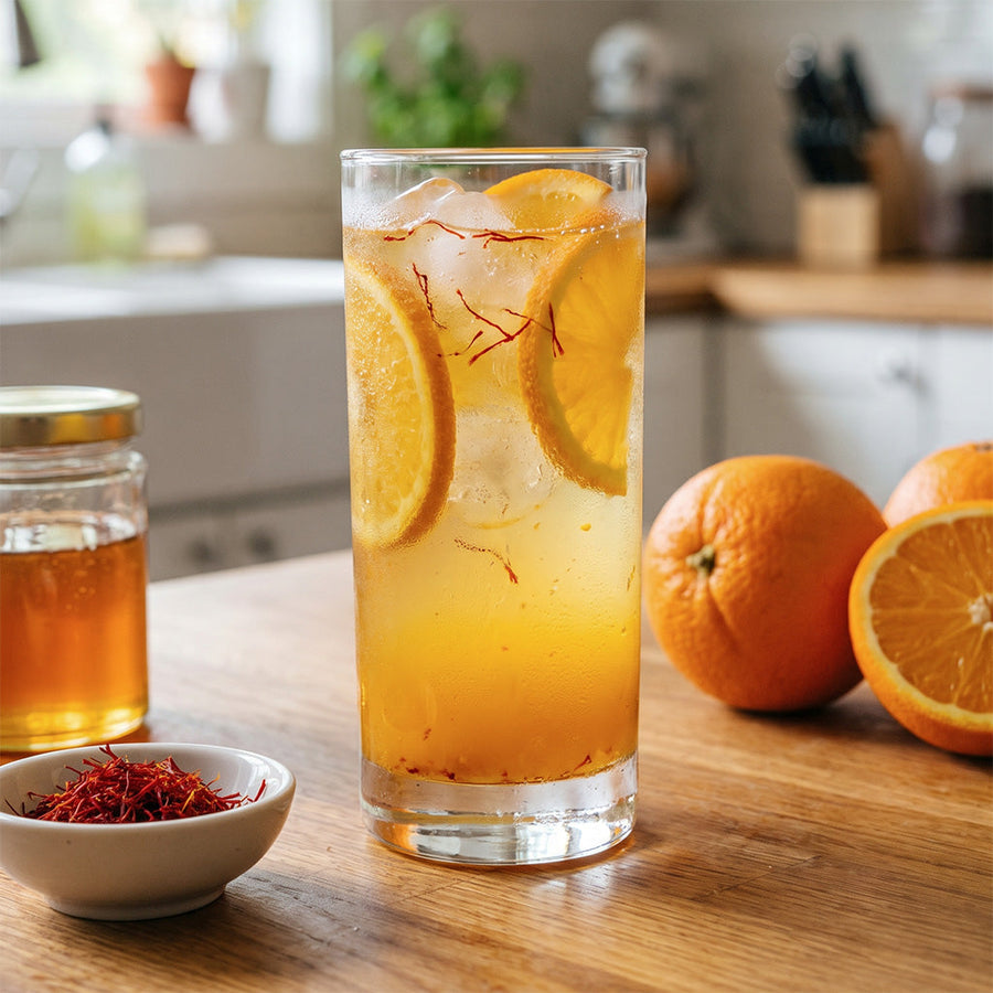 Saffron Citrus Sparkler